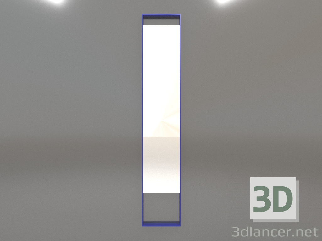 3D modeli Ayna ZL 08 (350х1900, mavi) - önizleme
