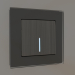 3d model Single-key switch with illumination (bronze) - preview