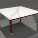 modèle 3D Table basse 94×94 (Rouge vin, DEKTON Aura) - preview