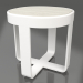 modello 3D Tavolino rotondo Ø42 (DEKTON Danae, Bianco) - anteprima