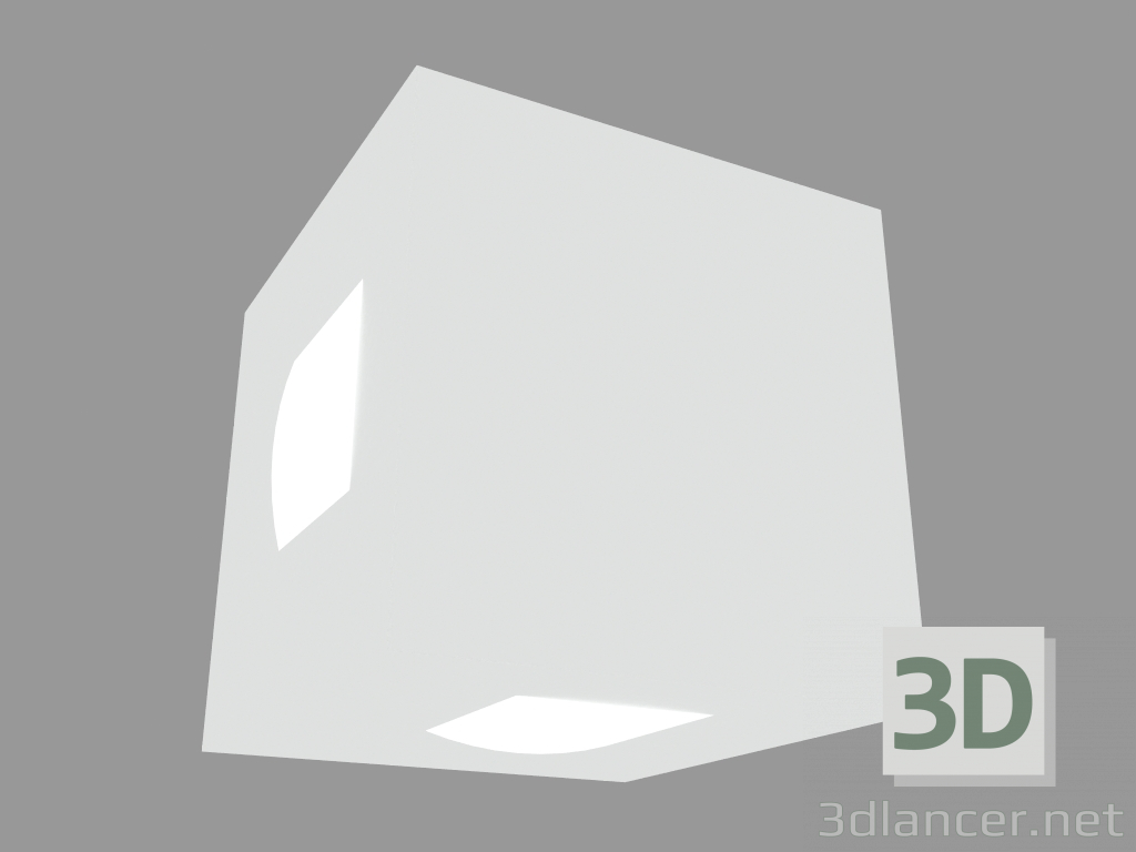 3D Modell Lampenwand LIFT SQUARE (S5080W) - Vorschau