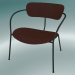 3D modeli Sandalye Döşeme (AV11, H 70cm, 65x69cm, Kadife 3 Bordo) - önizleme