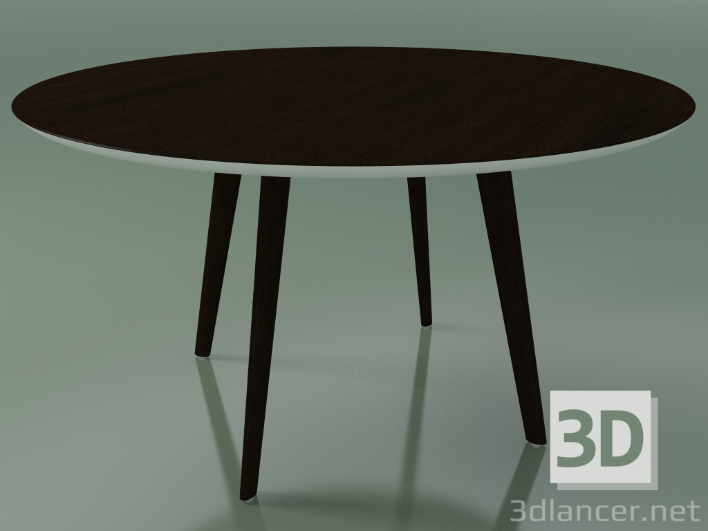 3D Modell Runder Tisch 3501 (H 74 - T 134 cm, M02, Wenge) - Vorschau