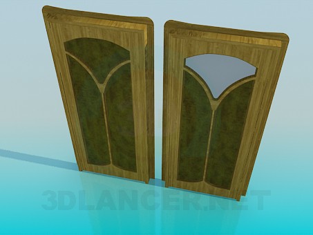 3d model Door with ornaments - preview 3d model Door with ornaments - preview