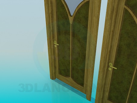 3d model Door with ornaments - preview 3d model Door with ornaments - preview