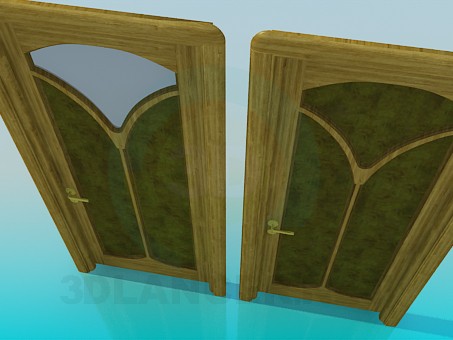 3d model Door with ornaments - preview 3d model Door with ornaments - preview
