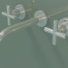 modello 3D Miscelatore lavabo a parete senza scarico (36712892-080010) - anteprima