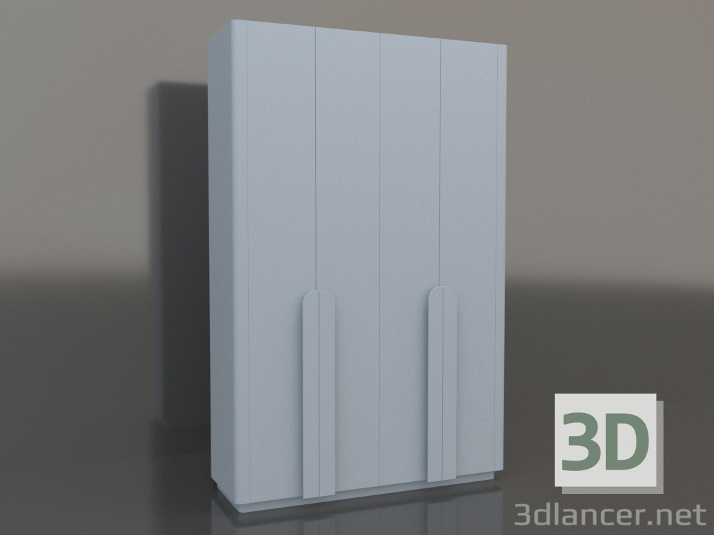 3D Modell Kleiderschrank MW 04 Lackierung (Option 1, 1830x650x2850, Himmelblau) - Vorschau