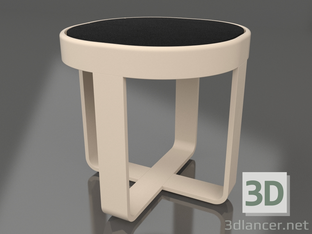 modèle 3D Table basse ronde Ø42 (DEKTON Domoos, Sable) - preview