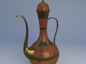 Jug with pattern