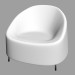3D Modell Sessel Afra - Vorschau