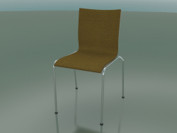Chaise 4 pieds avec revêtement en tissu (101)