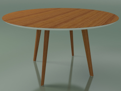 Runder Tisch 3501 (H 74 - T 134 cm, M02, Teak-Effekt)