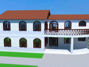 Дом с балконами