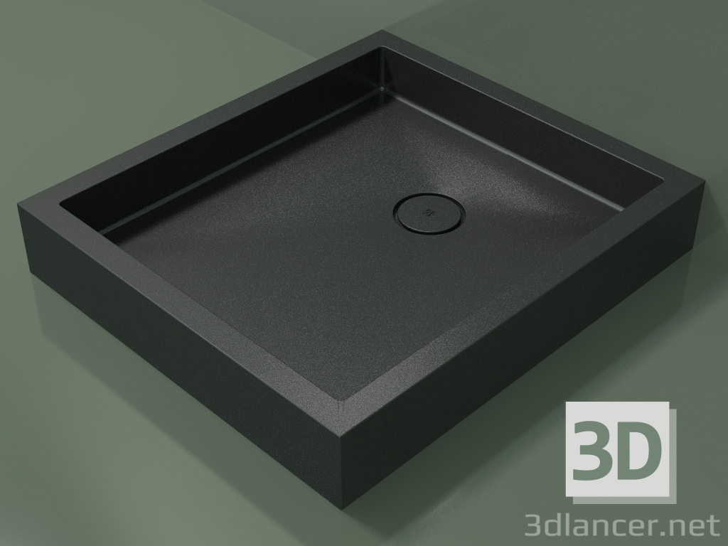 modèle 3D Receveur de douche Alto (30UA0137, Deep Nocturne C38, 80x90 cm) - preview