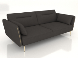 Sofa bed Liverpool (brown-gold)