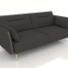 3d model Sofa bed Liverpool (brown-gold) - preview