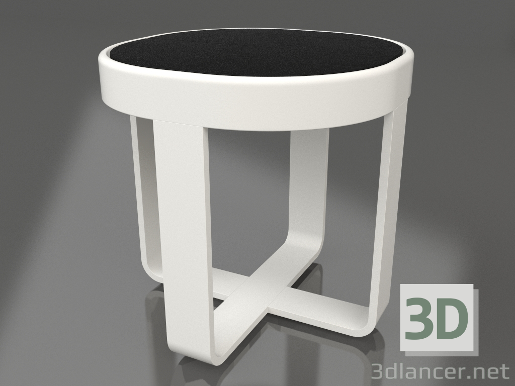 modèle 3D Table basse ronde Ø42 (DEKTON Domoos, Gris Agate) - preview