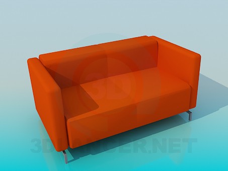 3d модель Диван – превью 3d модель Диван – превью