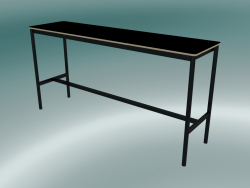 Стол прямоугольный Base High 50x190x95 (Black, Plywood, Black)