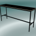 modèle 3D Table rectangulaire Base High 50x190x95 (Noir, Contreplaqué, Noir) - preview