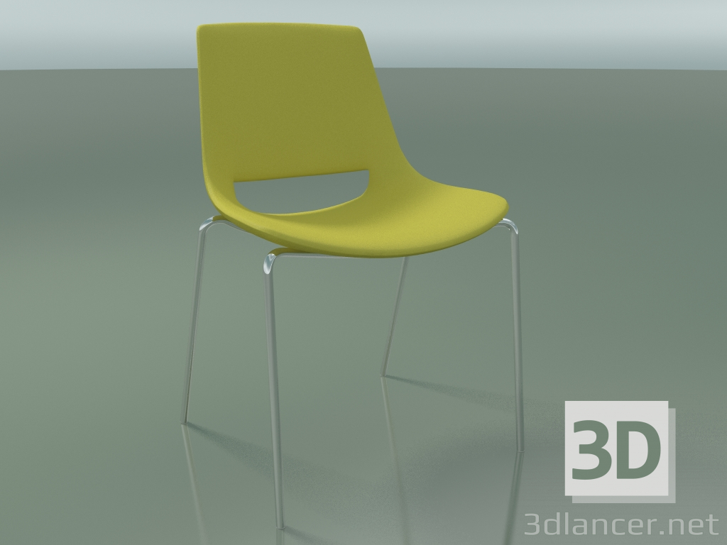 3D Modell Stuhl 1202 (4 Beine, stapelbar, Polyethylen, CRO) - Vorschau