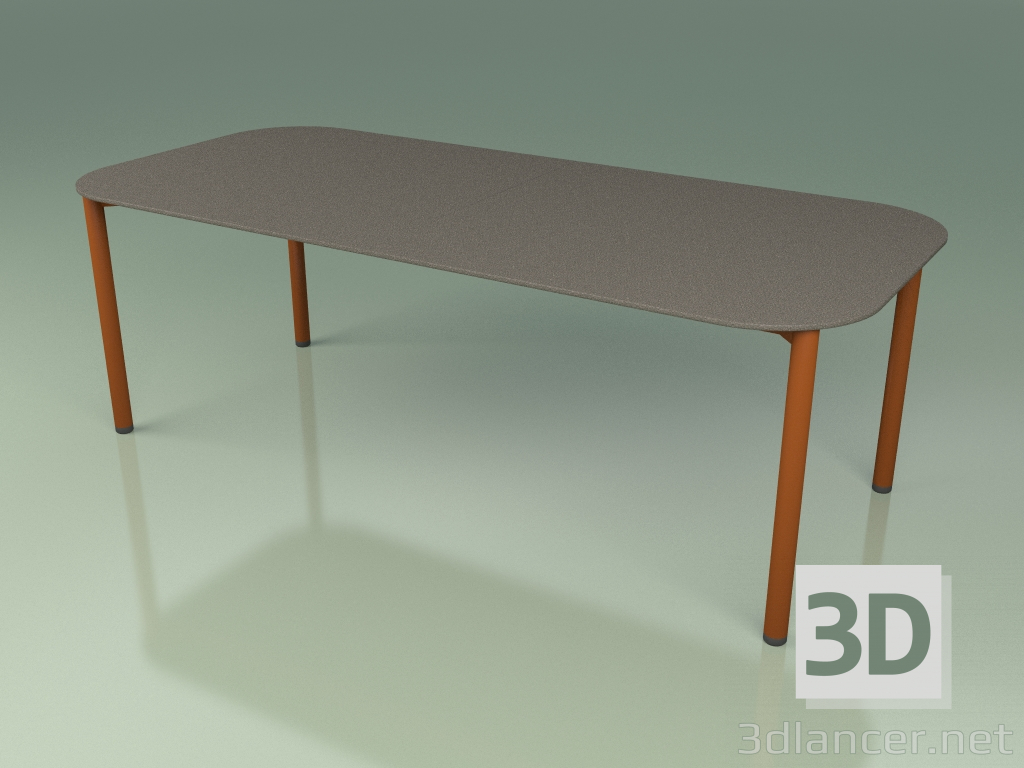 3d model Folded dining table 030 (Metal Rust) - preview