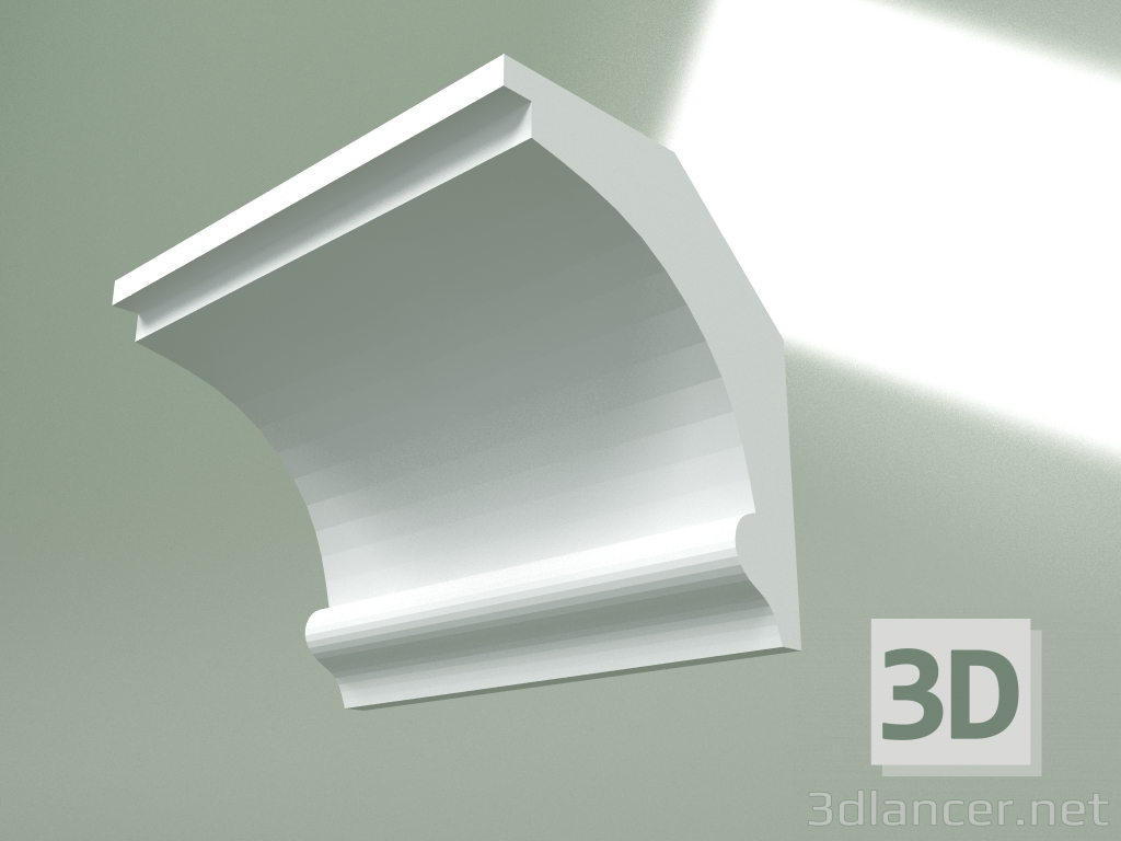 3D modeli Alçı korniş (tavan kaidesi) KT324 - önizleme