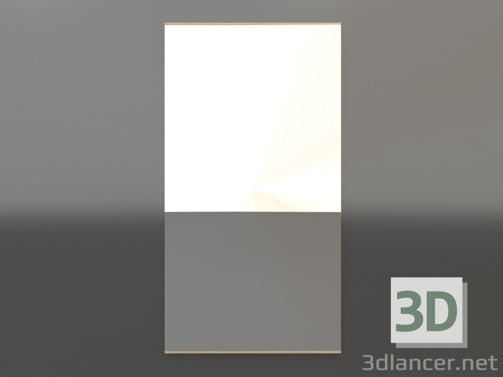 3d модель Зеркало ZL 01 (800х1500, wood white) – превью