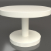 3d model Coffee table JT 022 (D=600x400, white plastic color) - preview