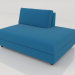 3d model Sofa module 83 single extended on the right - preview