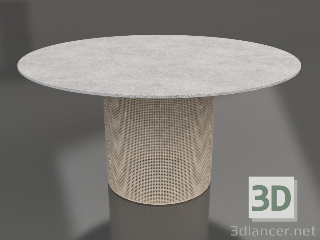 3 डी मॉडल डाइनिंग टेबल Ø140 (रेत) - पूर्वावलोकन