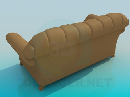 3d model Sofa leather - preview 3d model Sofa leather - preview