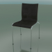 Modelo 3d Cadeira com 4 pés com estofo para interior de couro (101) - preview