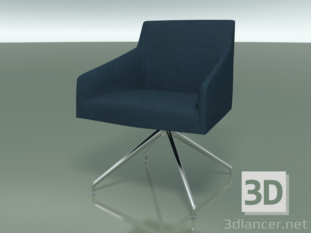 3d model Armchair 2705 (with fabric upholstery, swivel, LU1) - preview