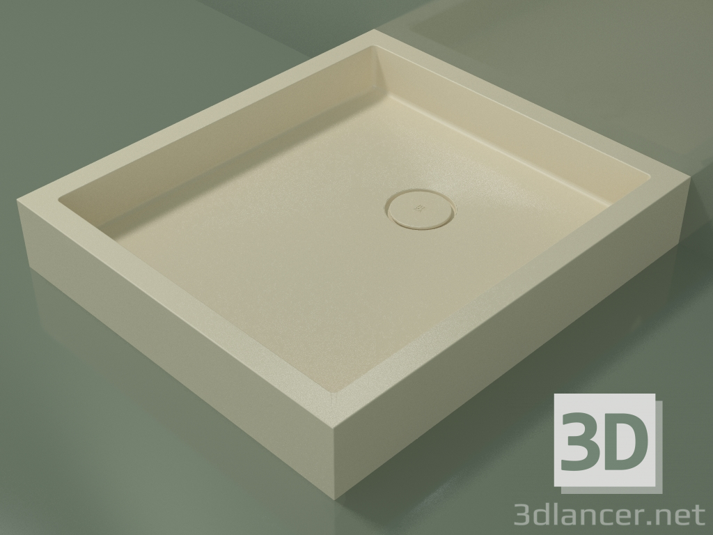 3D modeli Duş teknesi Alto (30UA0137, Bone C39, 80x90 cm) - önizleme