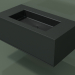 modello 3D Lavabo con cassetto (06UC52401, Deep Nocturne C38, L 96, P 50, H 36 cm) - anteprima