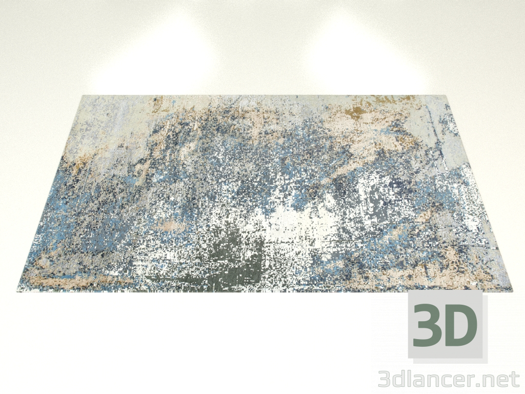 3d модель Вузликовий килим, дизайн Berlin – превью