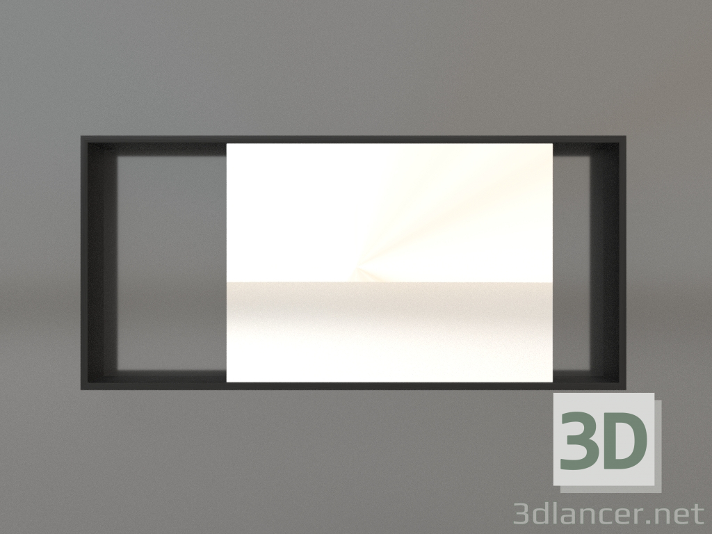 modello 3D Specchio ZL 08 (750х350, legno nero) - anteprima