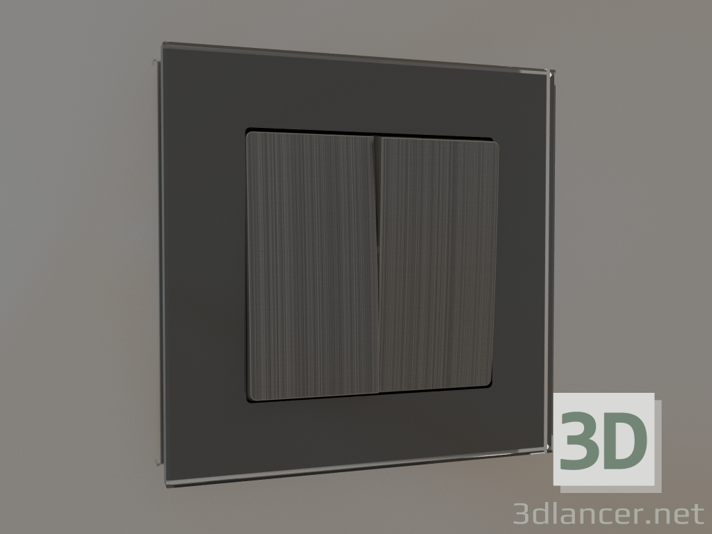 3D modeli İki çete anahtarı (bronz) - önizleme