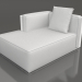 modello 3D Modulo divano, sezione 2 sinistra (Bianco) - anteprima