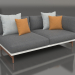 Modelo 3d Módulo de sofá, seção 1 direita (cinza ágata) - preview