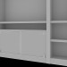 modello 3D Libreria per vivere camera - anteprima