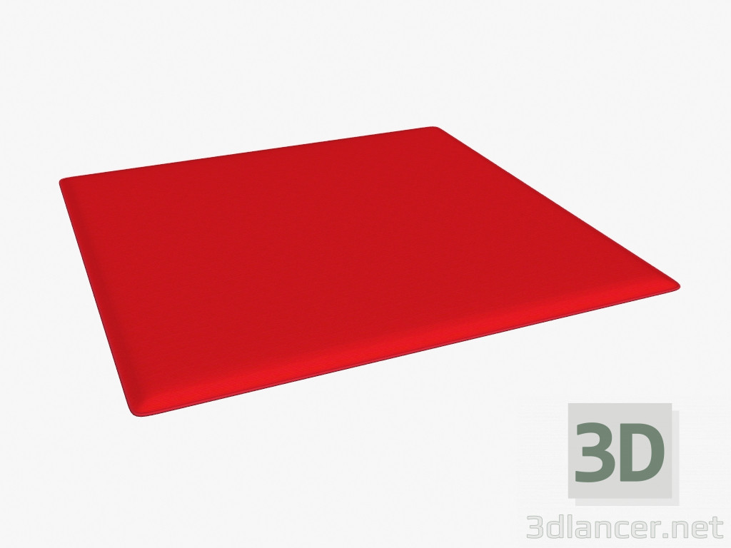 3D Modell Sitzkissen Quadrat Flex - Vorschau