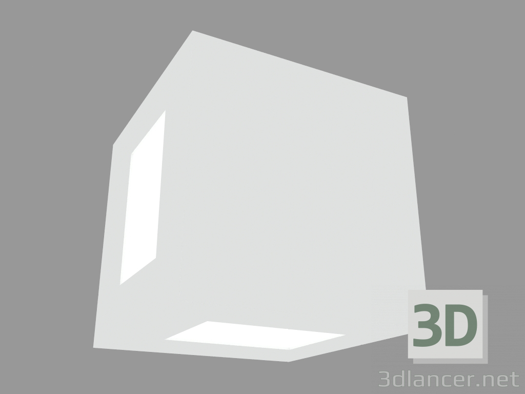 modello 3D Lampada da parete LIFT SQUARE (S5091) - anteprima