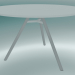 3D Modell MART Tisch (9835-01 (⌀ 120 cm), H 73 cm, HPL weiß, Aluminiumprofil, weiß pulverbeschichtet) - Vorschau