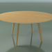 3D Modell Runder Tisch 3502 (H 74 - T 160 cm, M02, natürliche Eiche) - Vorschau