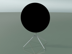 Round table 5710, 5727 (H 74 - Ø69 cm, folded, Black, LU1)