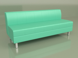 Section Flagship 3-seater (Green leather)
