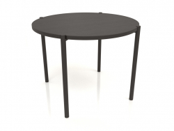 Стол обеденный DT 08 (прямой торец) (D=1000x754, wood brown dark)